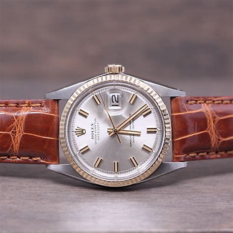 rolex 1601 leather strap|rolex 1601 production years.